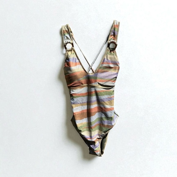 🌻NEW w/tags BECCA Canyon View Londyn One-Piece Swimsuit | Size Small - Picture 4 of 12